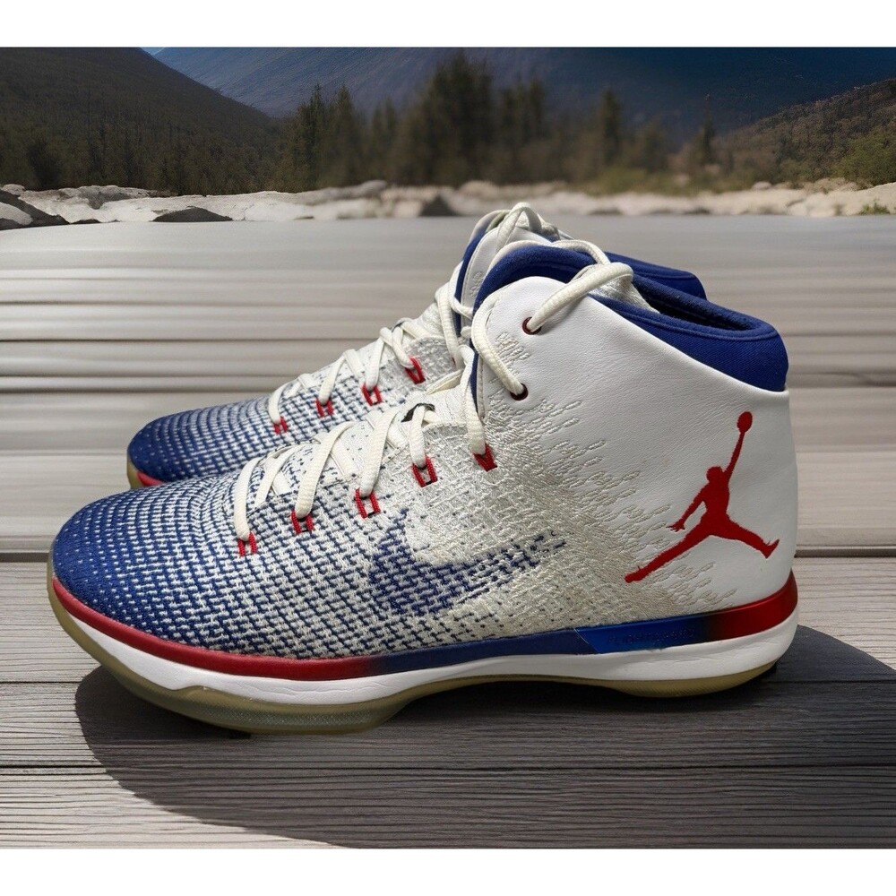 Nike Air Jordan XXXI 31 Olympic USA White Red Blue 845037-107 Men’s Size 11.5